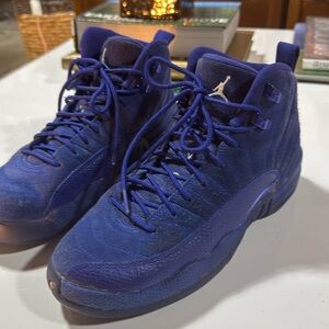 Blue velvet Jordans #23 size 7y